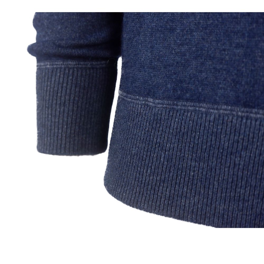 Hellblauer Kaschmirpullover für Herren