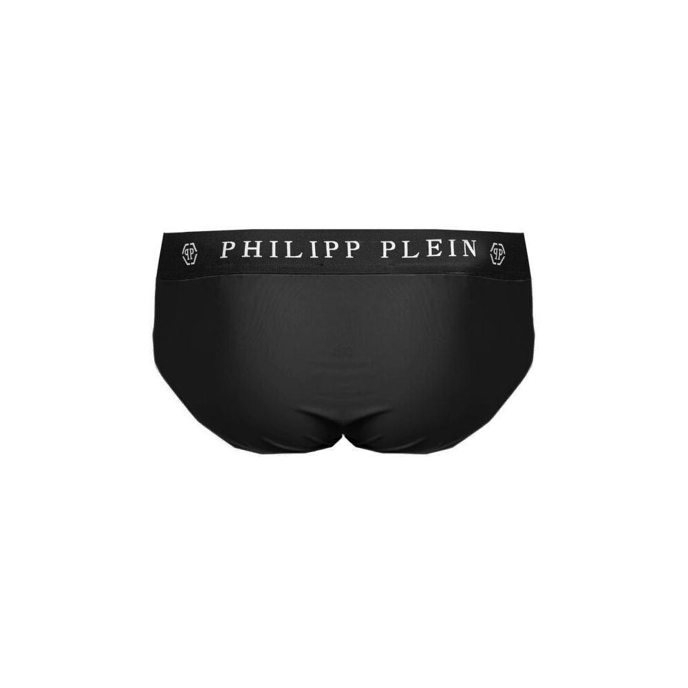 Schwarze Badehose aus Polyamid für Herren