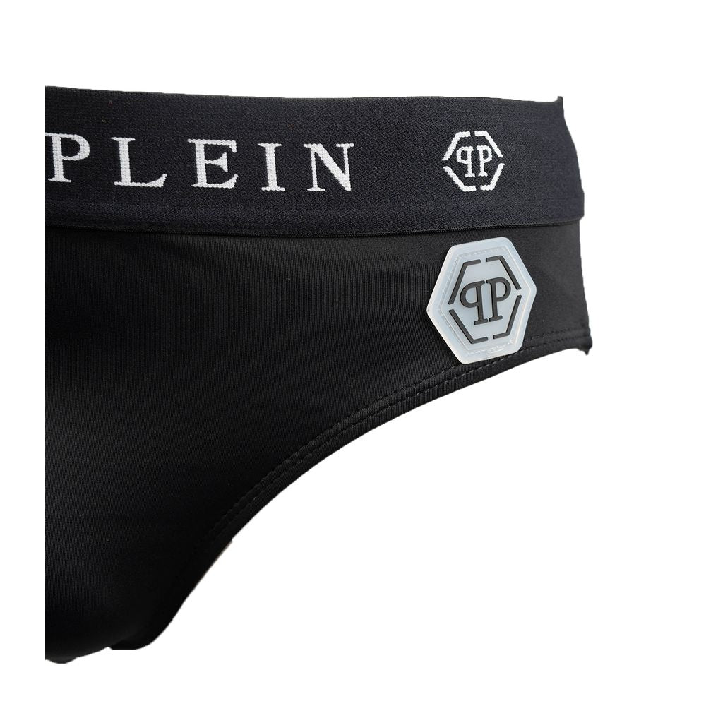 Schwarze Badehose aus Polyamid für Herren