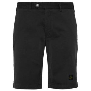 Edle beige Bermudashorts mit Logo-Patch