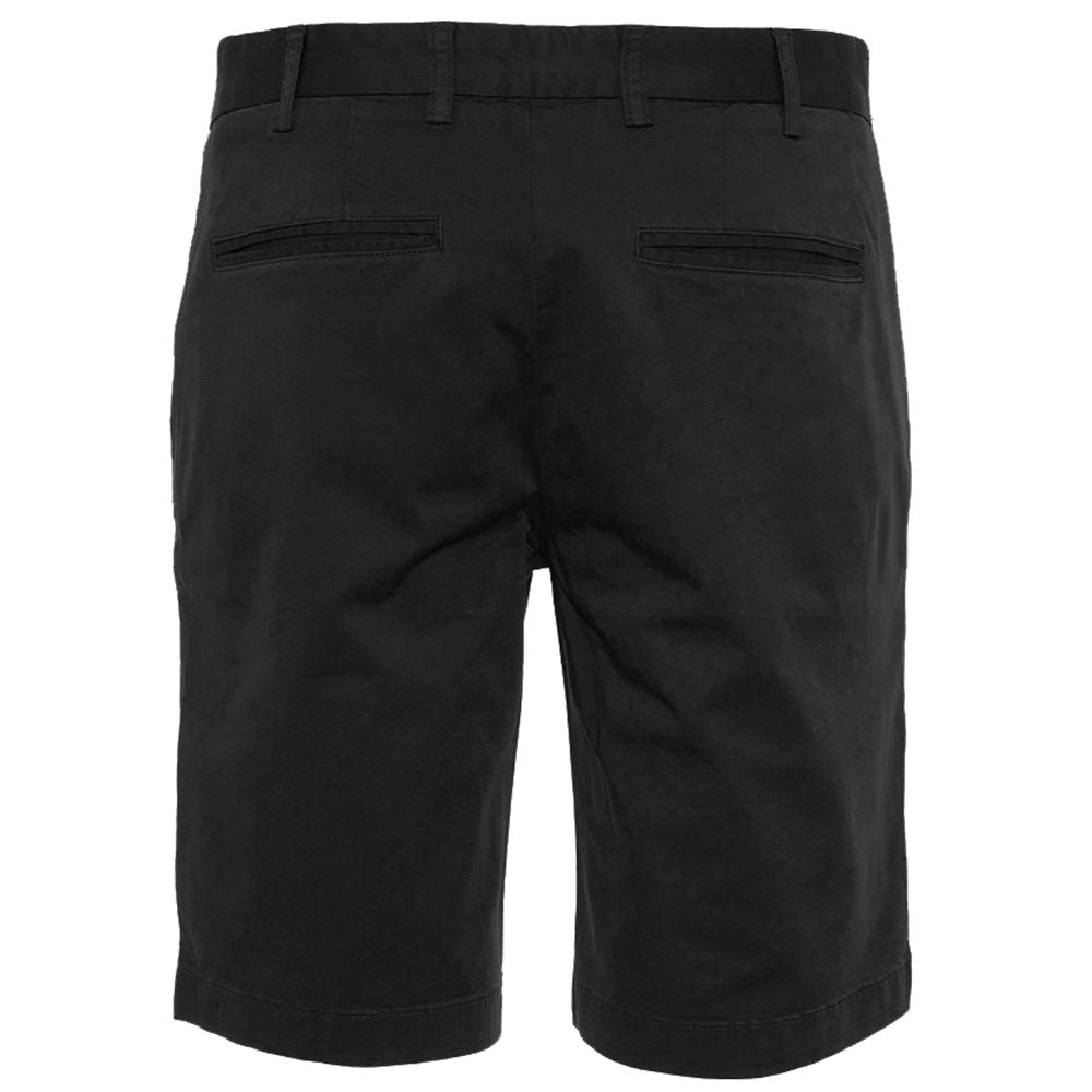 Edle beige Bermudashorts mit Logo-Patch