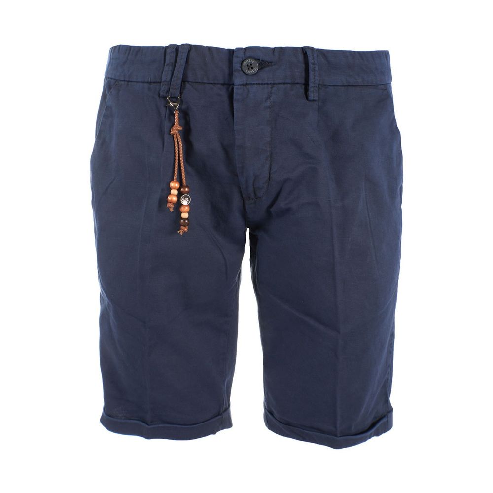 Schicke blaue Bermudashorts aus Baumwollmischung