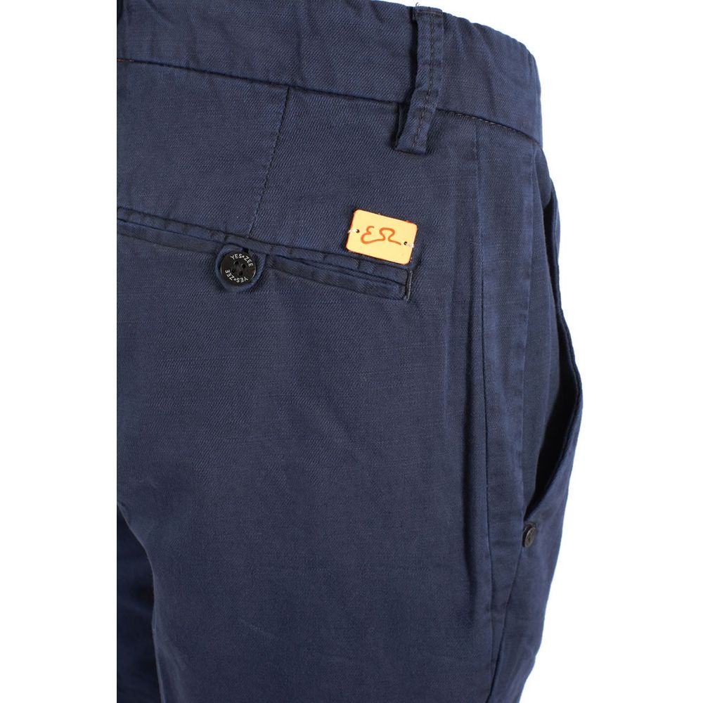 Schicke blaue Bermudashorts aus Baumwollmischung