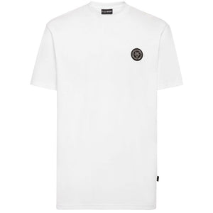 White Cotton Men's T-Shirt