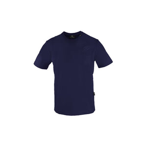 Blaues Herren-T-Shirt aus Baumwolle