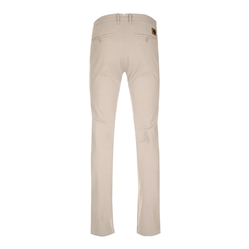 Beige Chinohose aus Baumwolle – Slim Fit Elegance