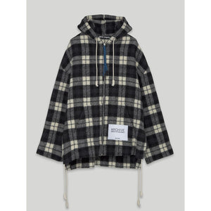 Black Cashmere Men Sweater Jacket