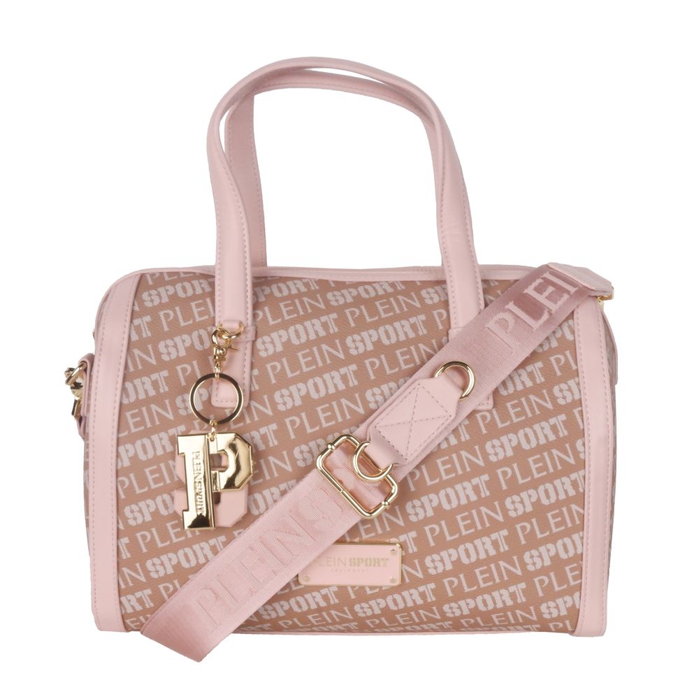Schicke Umhängetasche aus Öko-Leder in Rosa