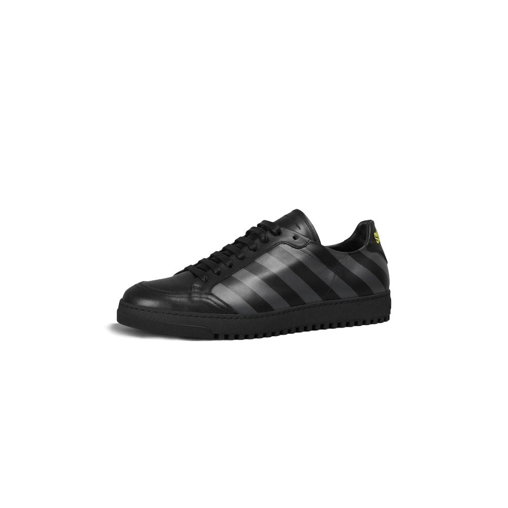 Schwarze Damen-Sneaker aus Kalbsleder