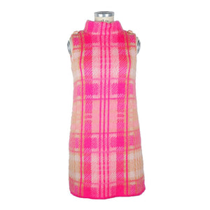Fuchsia Marabou Damenkleid