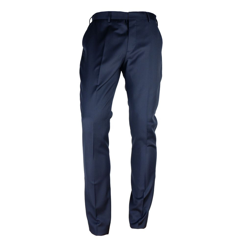 Blaue Wollhose für Herren