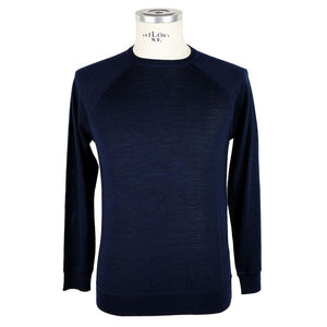 Blauer Kaschmirpullover für Herren
