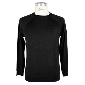 Schwarzer Kaschmirpullover für Herren
