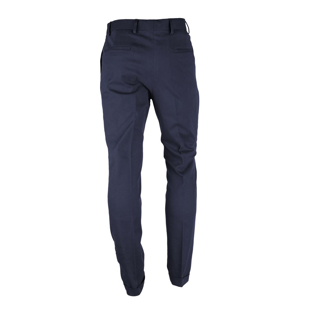 Blaue Wollhose für Herren