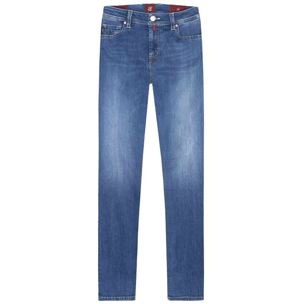 Tramarossa Blue Cotton Men's Jeans