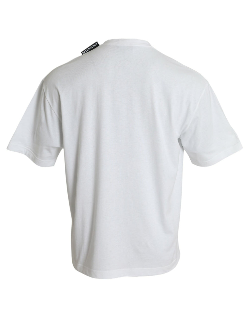T-Shirt aus Baumwolljersey mit Rundhalsausschnitt in Off-White