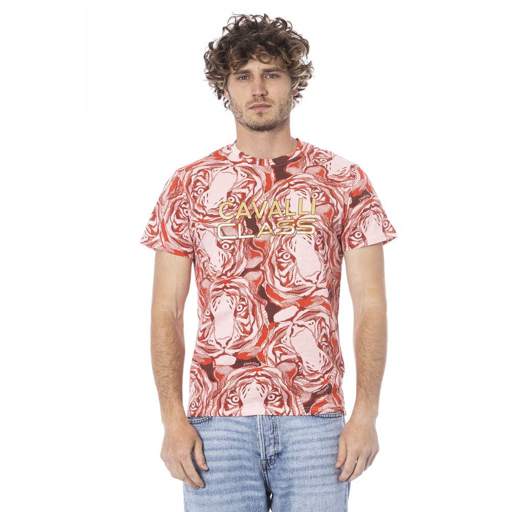 Rotes Herren-T-Shirt aus Baumwolle