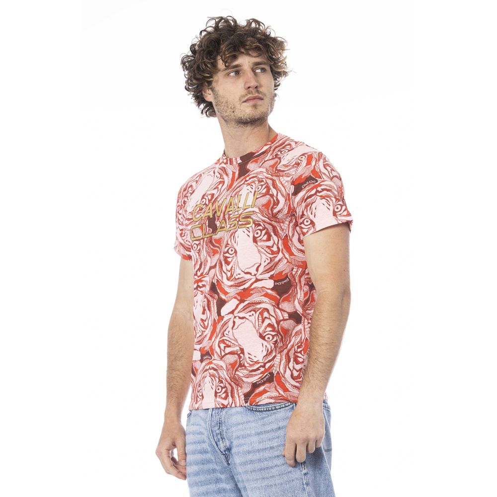 Rotes Herren-T-Shirt aus Baumwolle