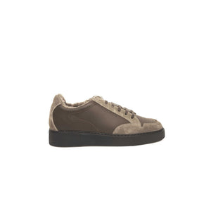 Beige Herren Sneaker aus Rindsleder