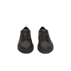 Schwarze Herren-Sneaker aus Rindsleder