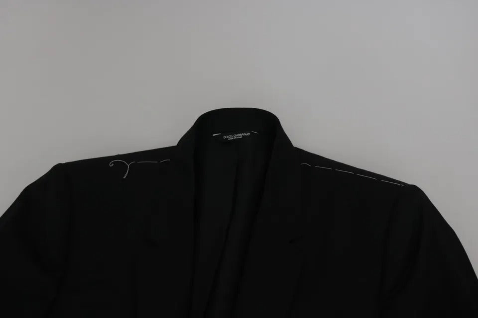 Schwarzer Slim-Jackenmantel Blazer MARTINI