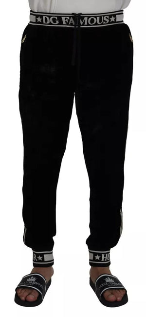 Schwarze Jogger Jogginghose Baumwollhose
