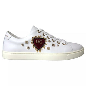 Weiße Portofino Sacred Heart Sneakers Damen Schuhe