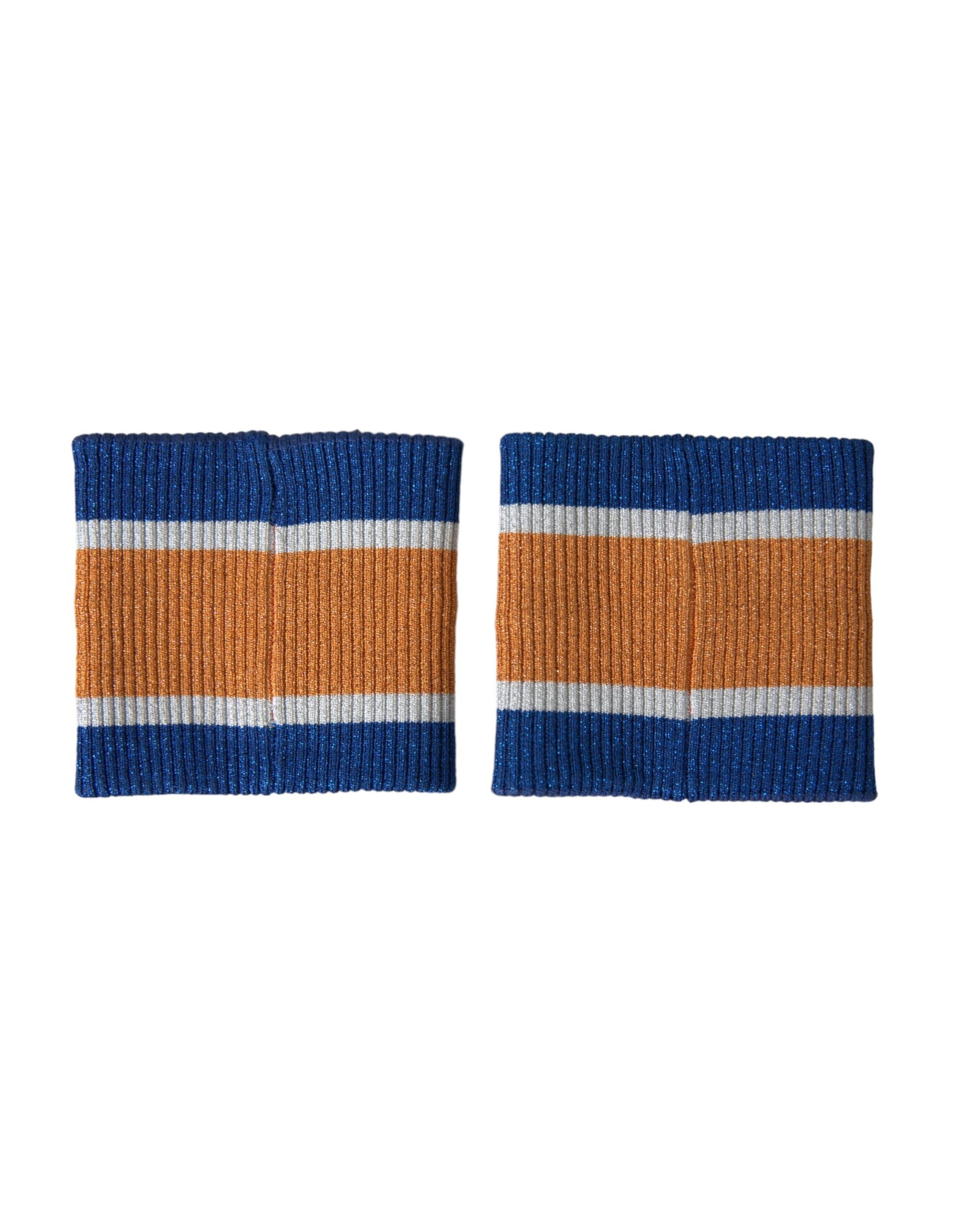 Mehrfarbiges Viskose-Armband mit Logo-Pailletten