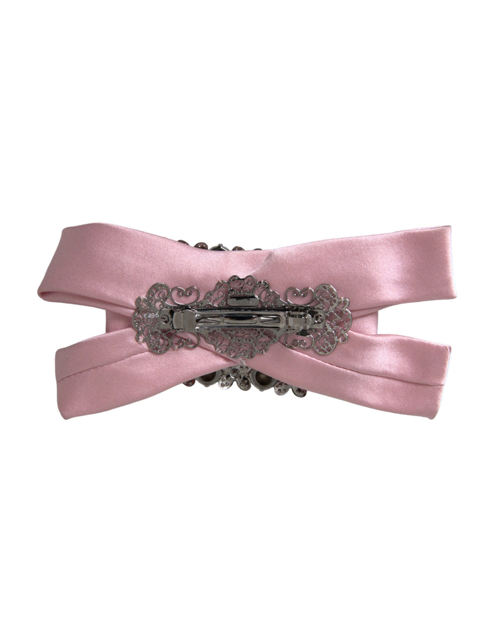 Rosa Satin Kristall Schmuck Brosche Haarnadel