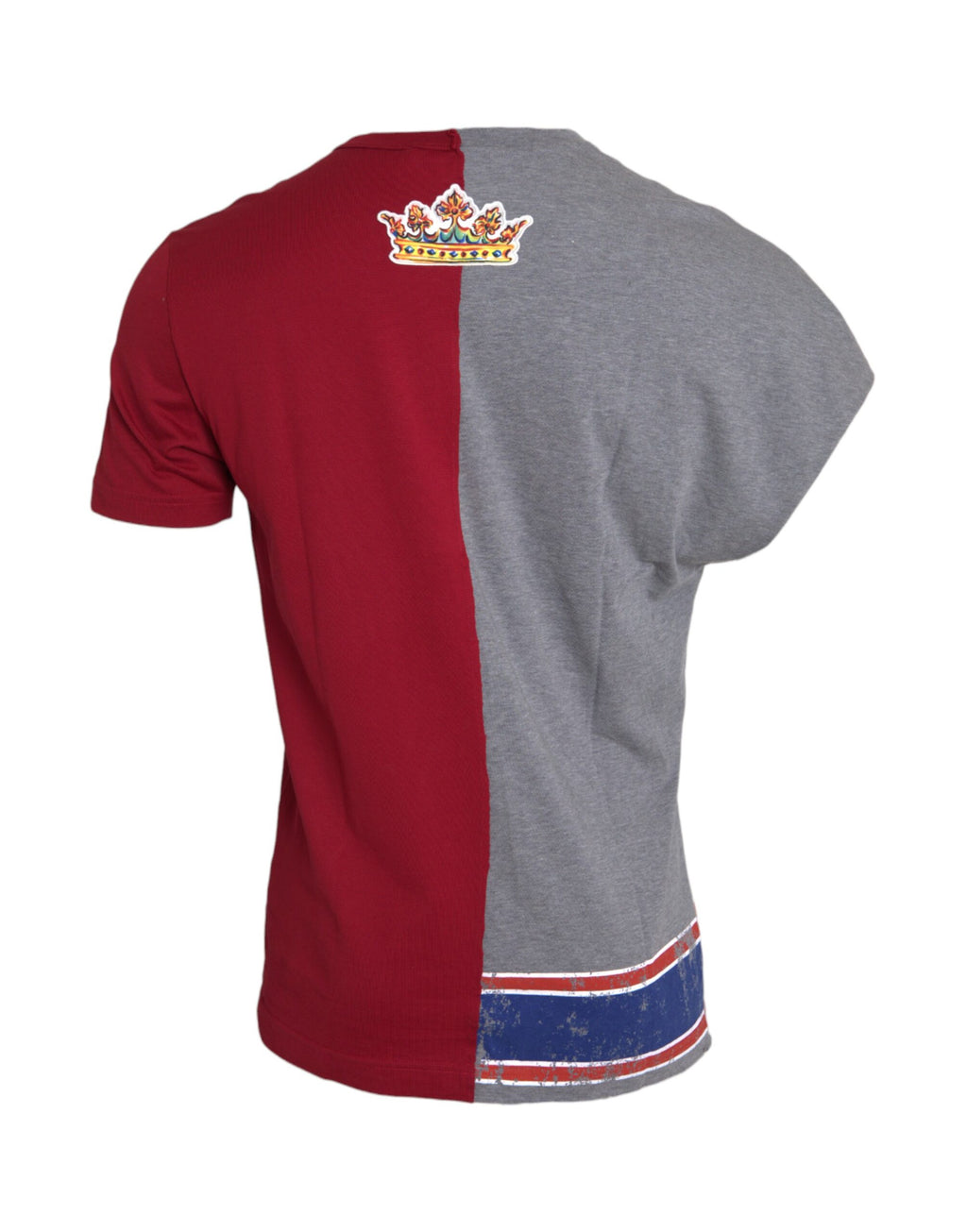 Mehrfarbiges T-Shirt mit kurzen Ärmeln und Grafik