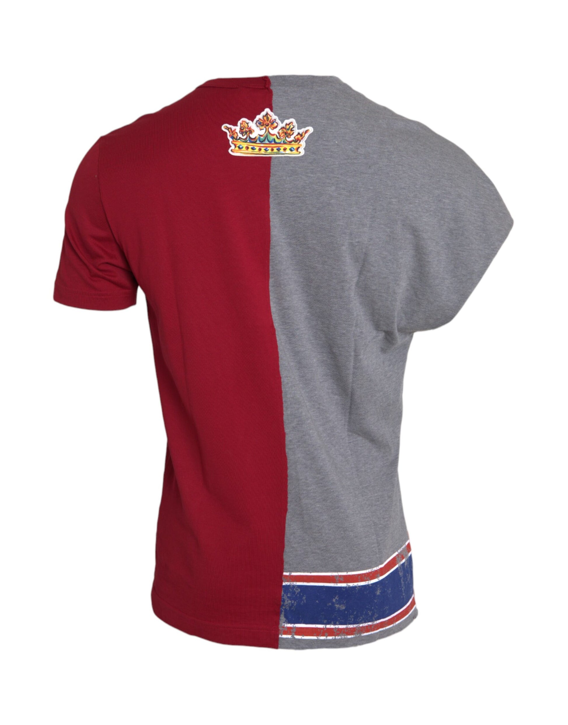 Mehrfarbiges T-Shirt mit kurzen Ärmeln und Grafik