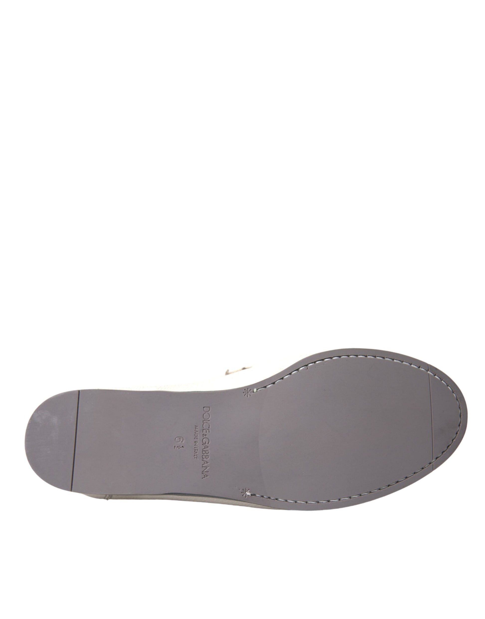 Weiß Grau Leder Slip Mokassin Schuhe Loafer