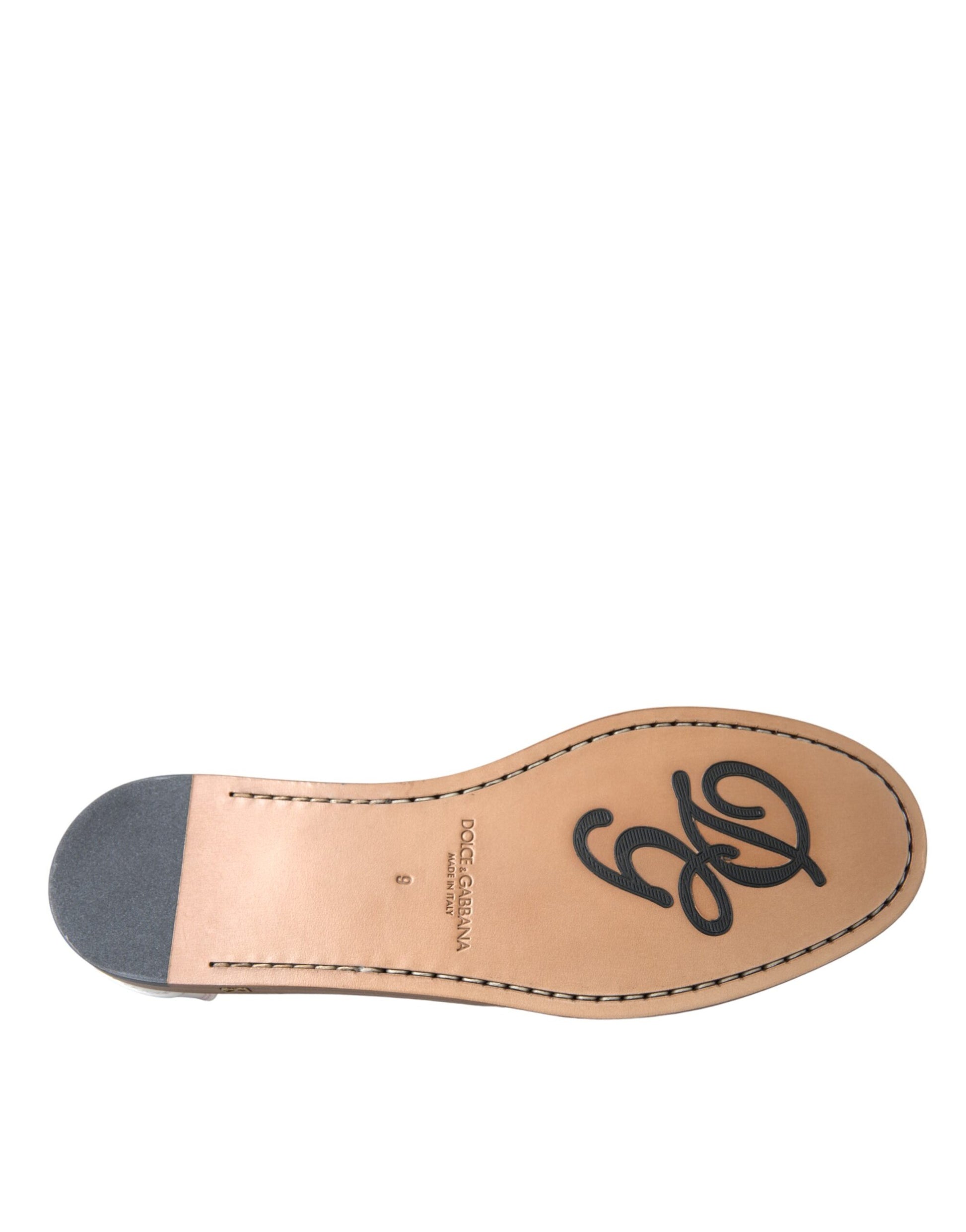 Weiße Slipper-Mokassins aus Leder