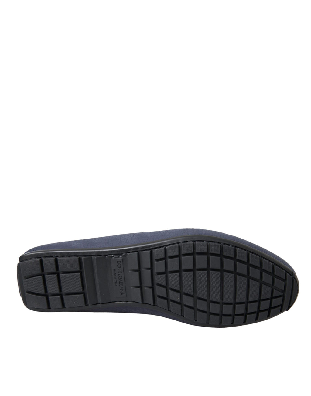 Blaue Slipper-Mokassins aus Kalbsleder