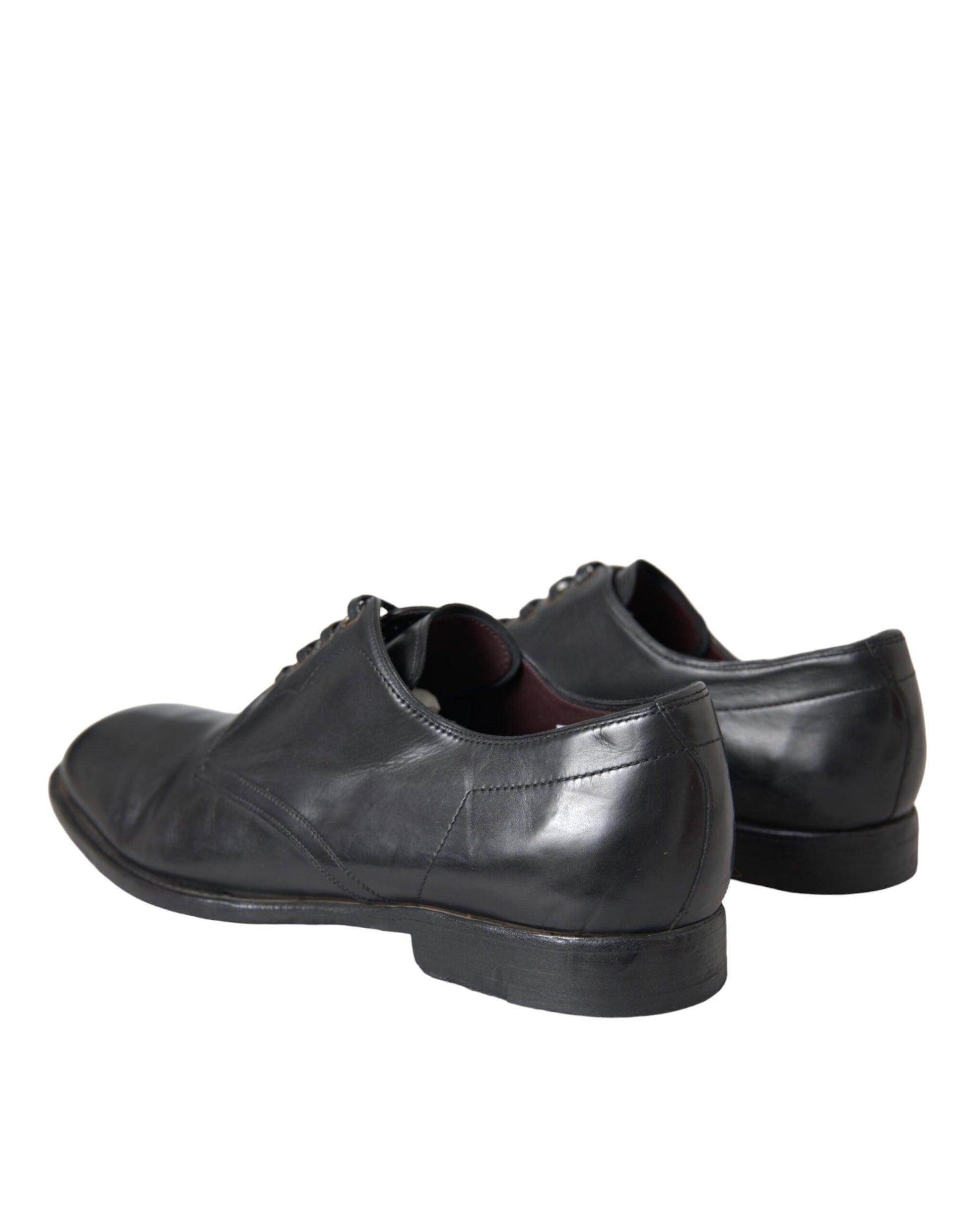 Schwarze Derby-Schuhe aus Leder für formelle Anlässe