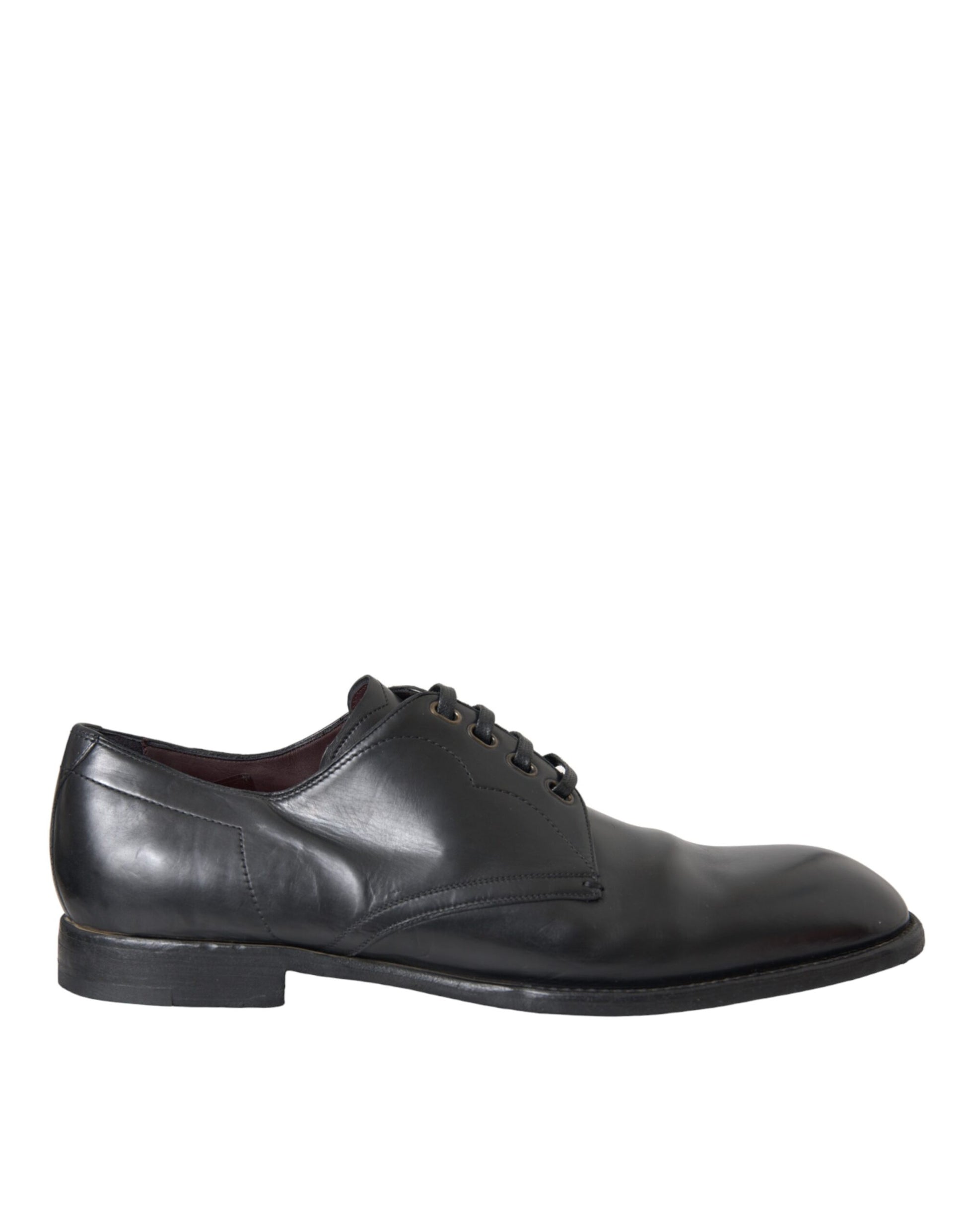 Schwarze Derby-Schuhe aus Leder für formelle Anlässe