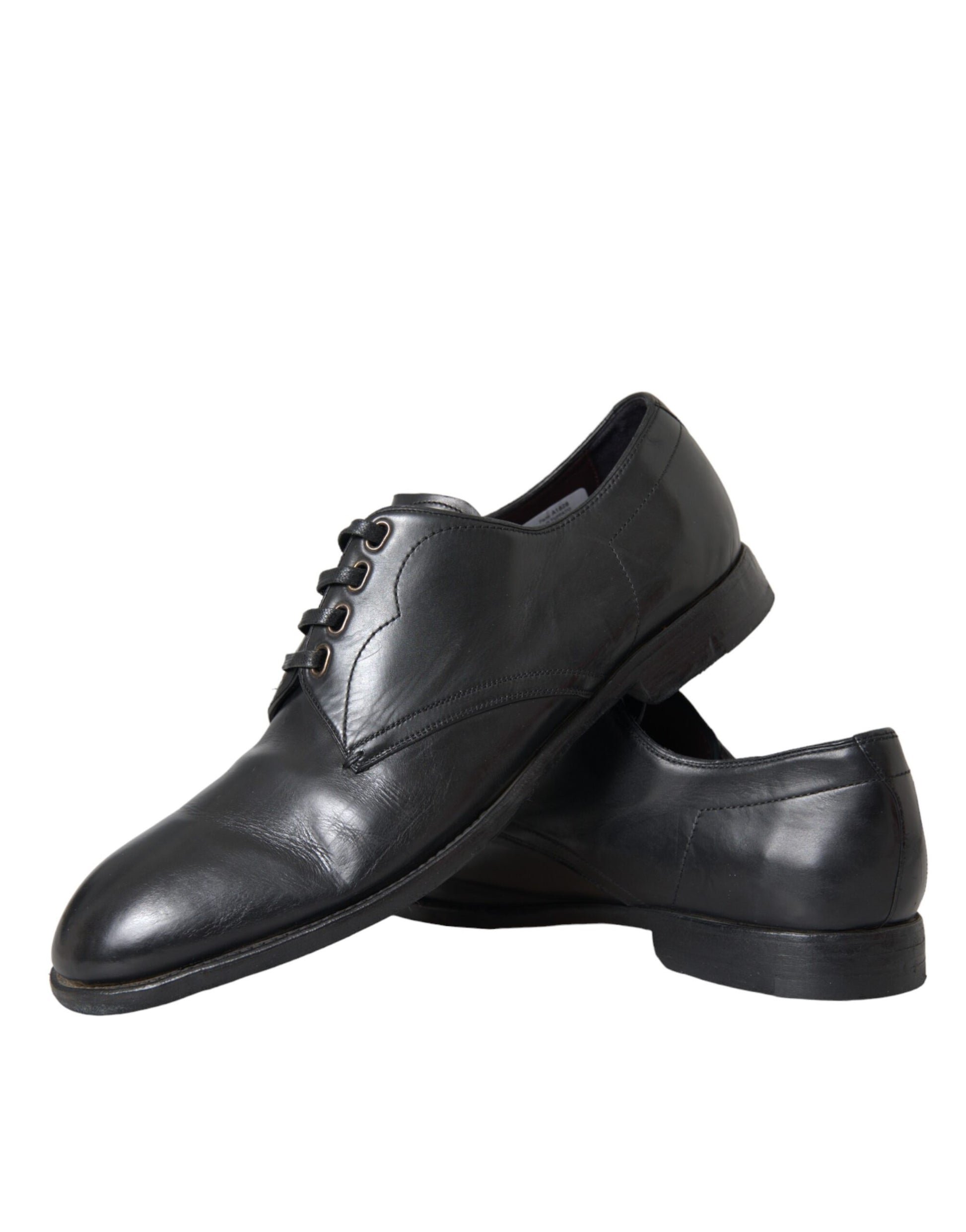 Schwarze Derby-Schuhe aus Leder für formelle Anlässe
