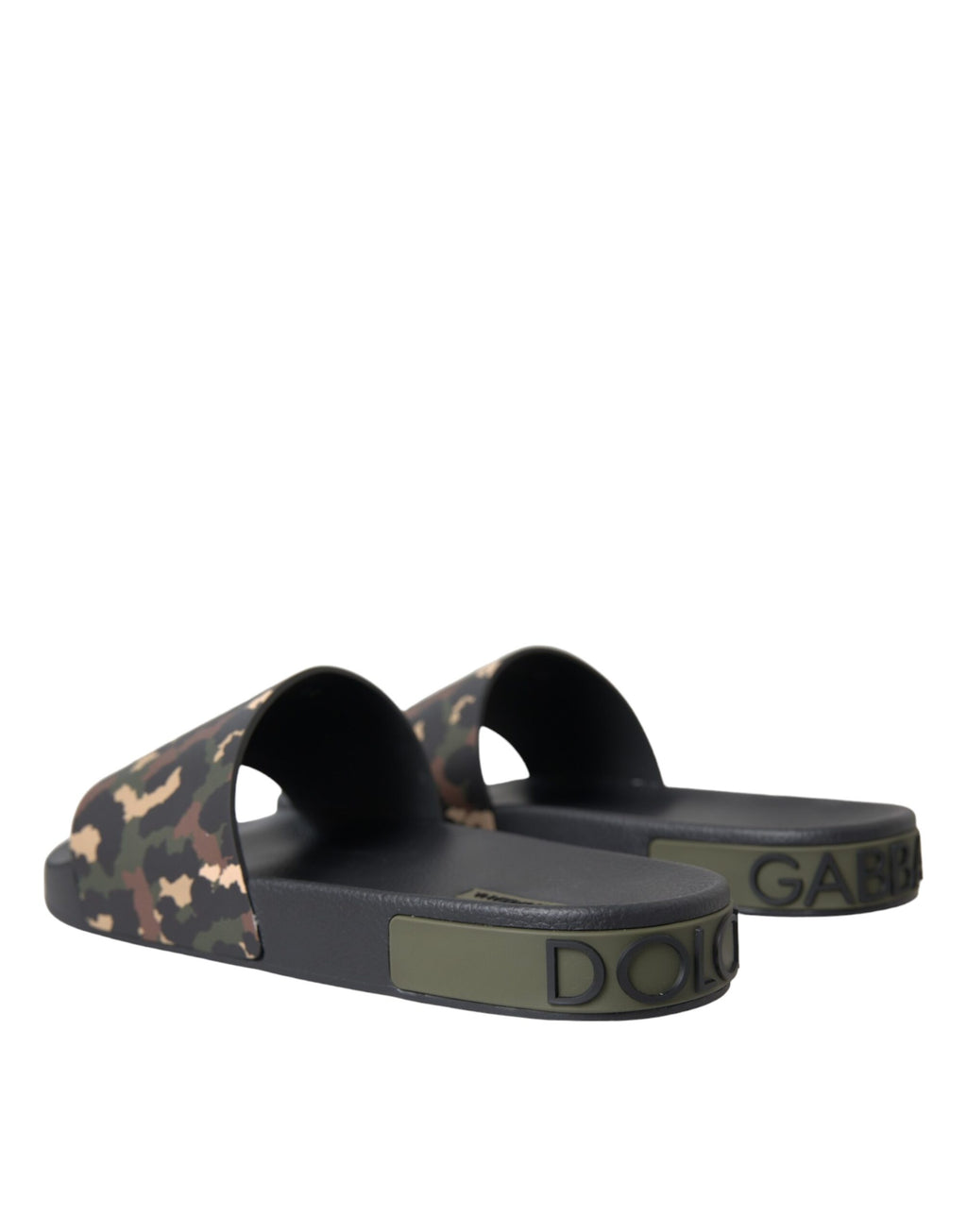 Mehrfarbige Camouflage-Leder-Strandschuhe für Herren