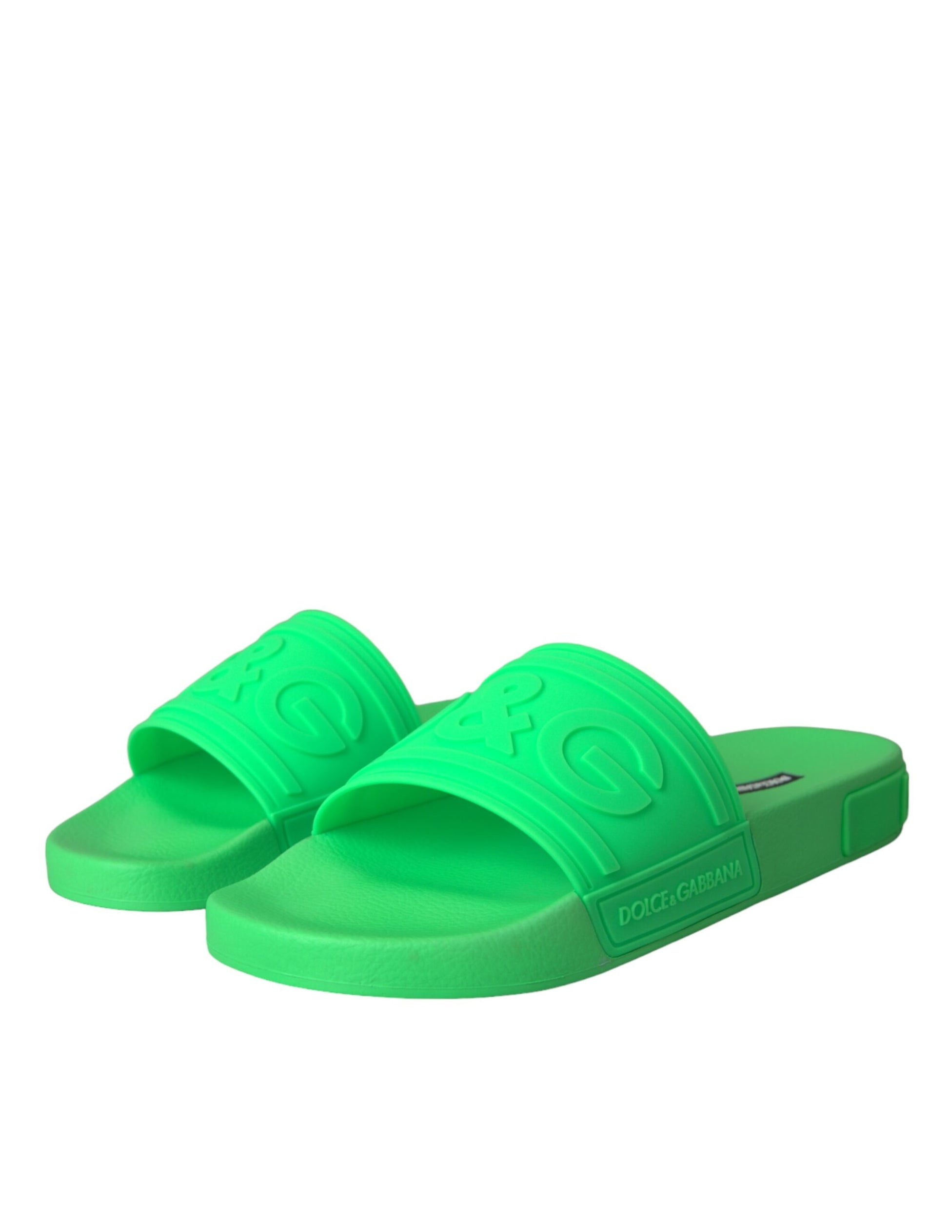Grüne Leder-Sandalen mit Strandschuhen