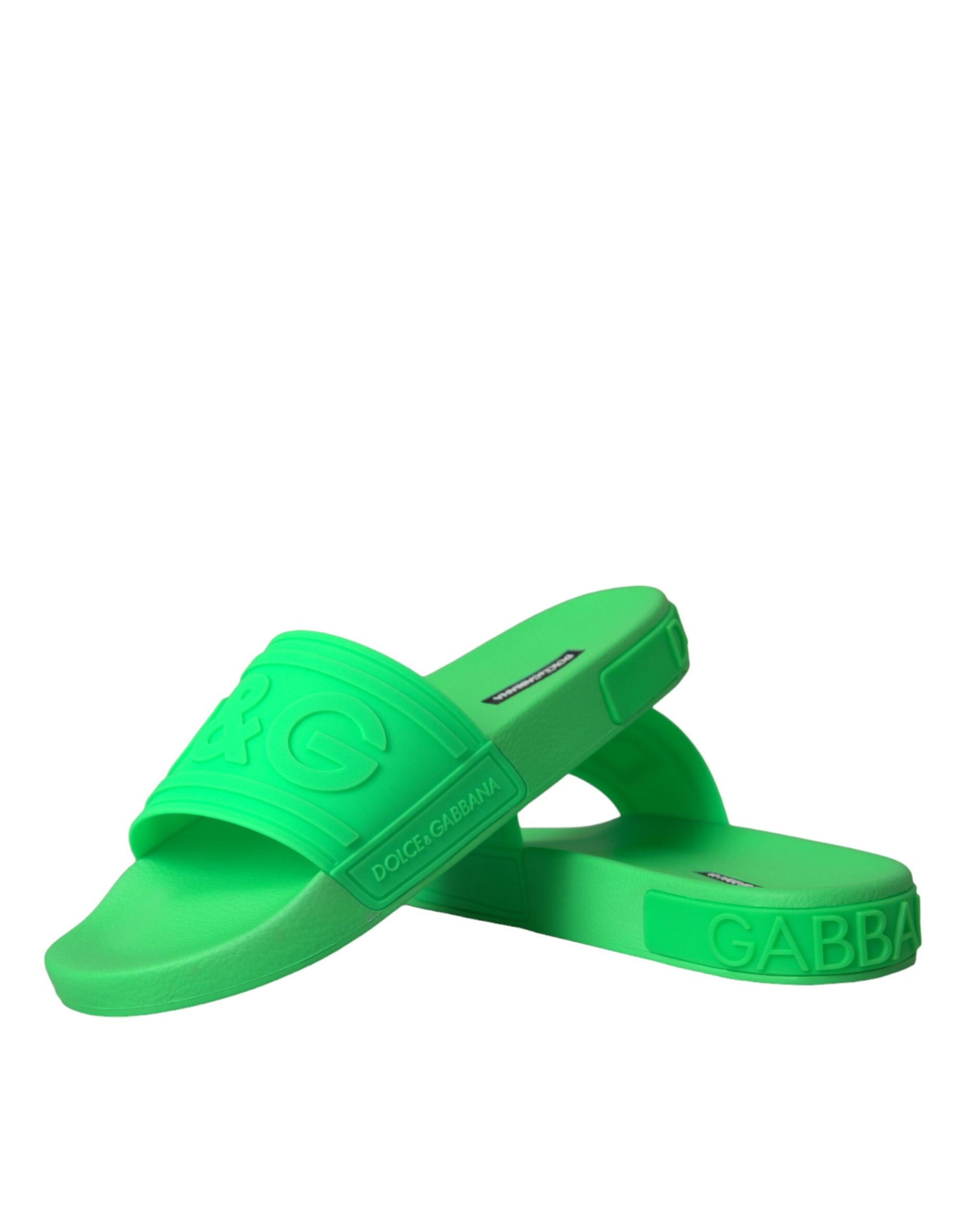 Grüne Leder-Sandalen mit Strandschuhen
