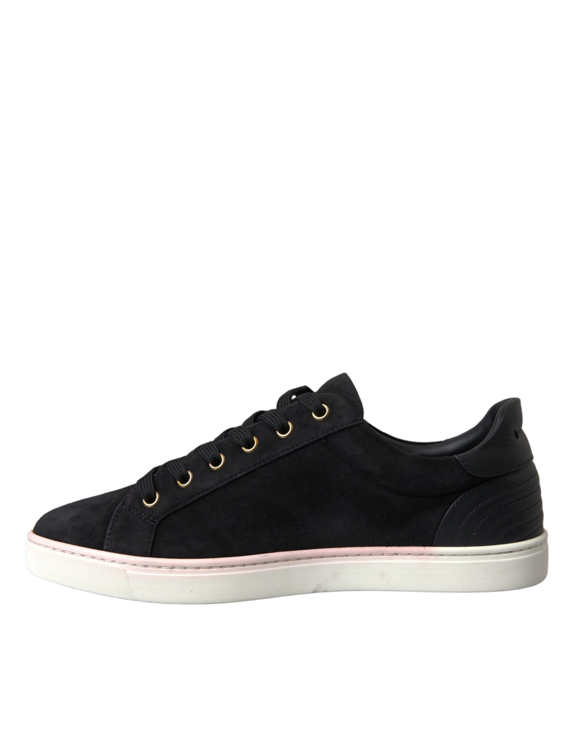 Schwarze Wildleder Herren Low Top Sneakers Herrenschuhe