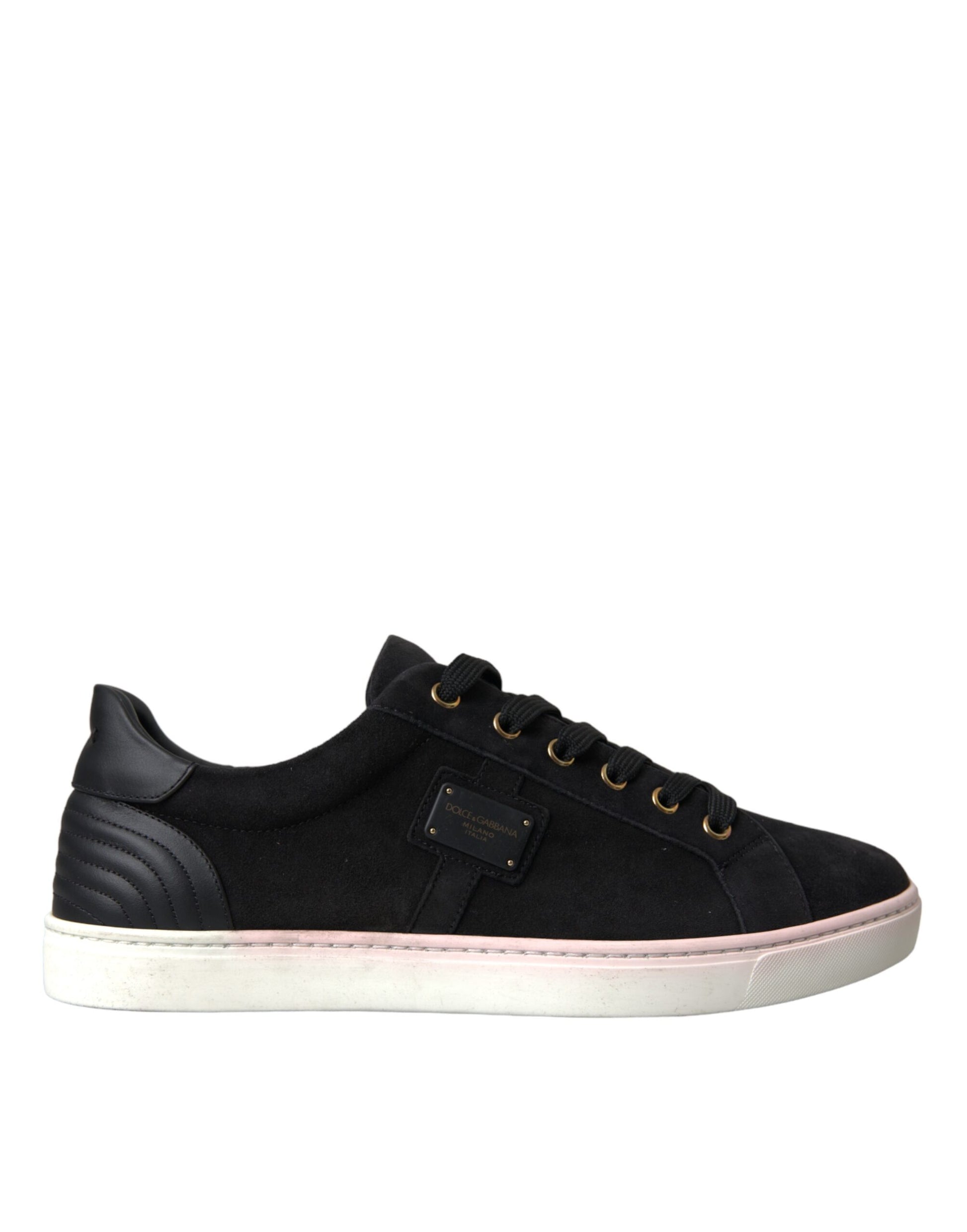 Schwarze Wildleder Herren Low Top Sneakers Herrenschuhe