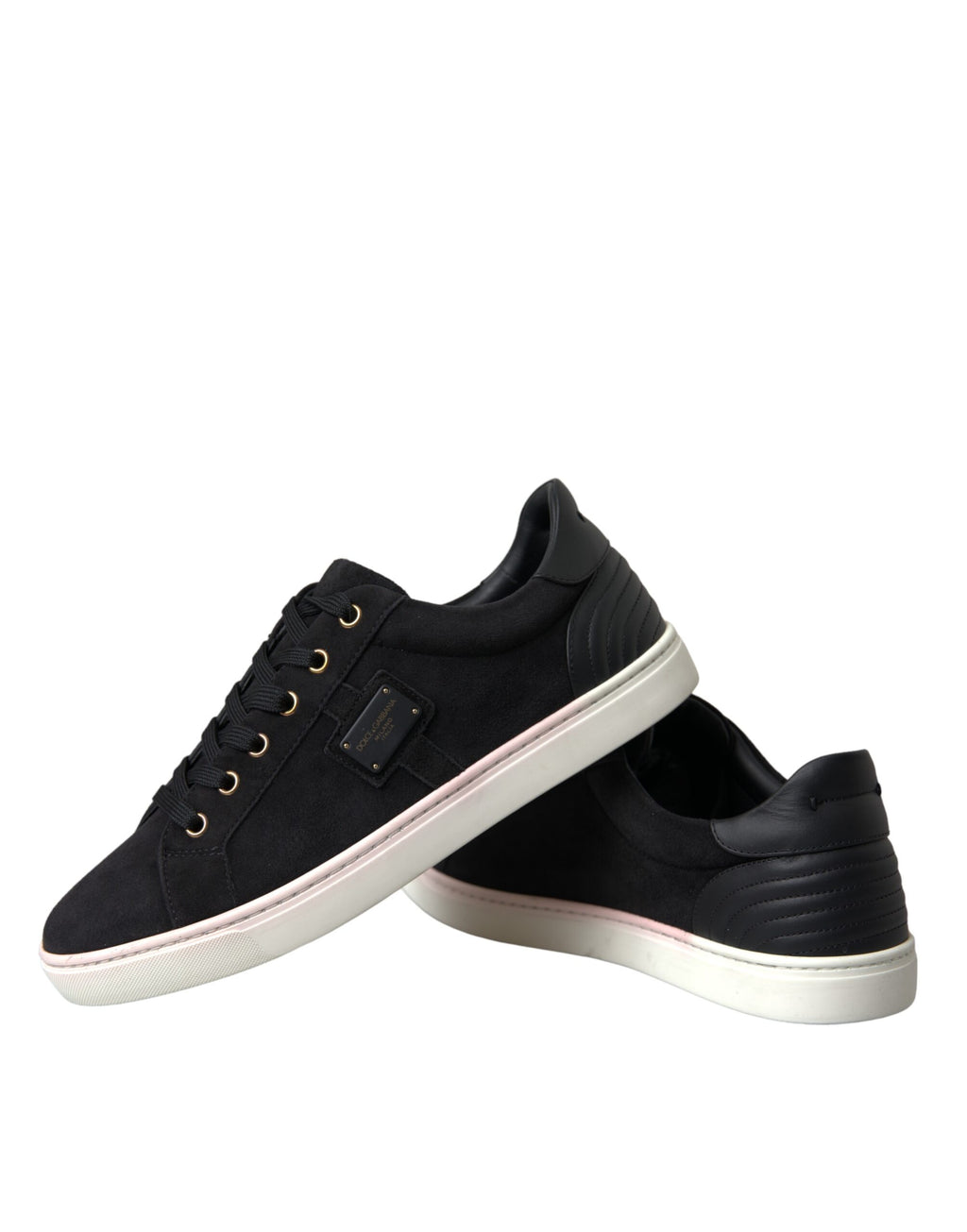 Schwarze Wildleder Herren Low Top Sneakers Herrenschuhe