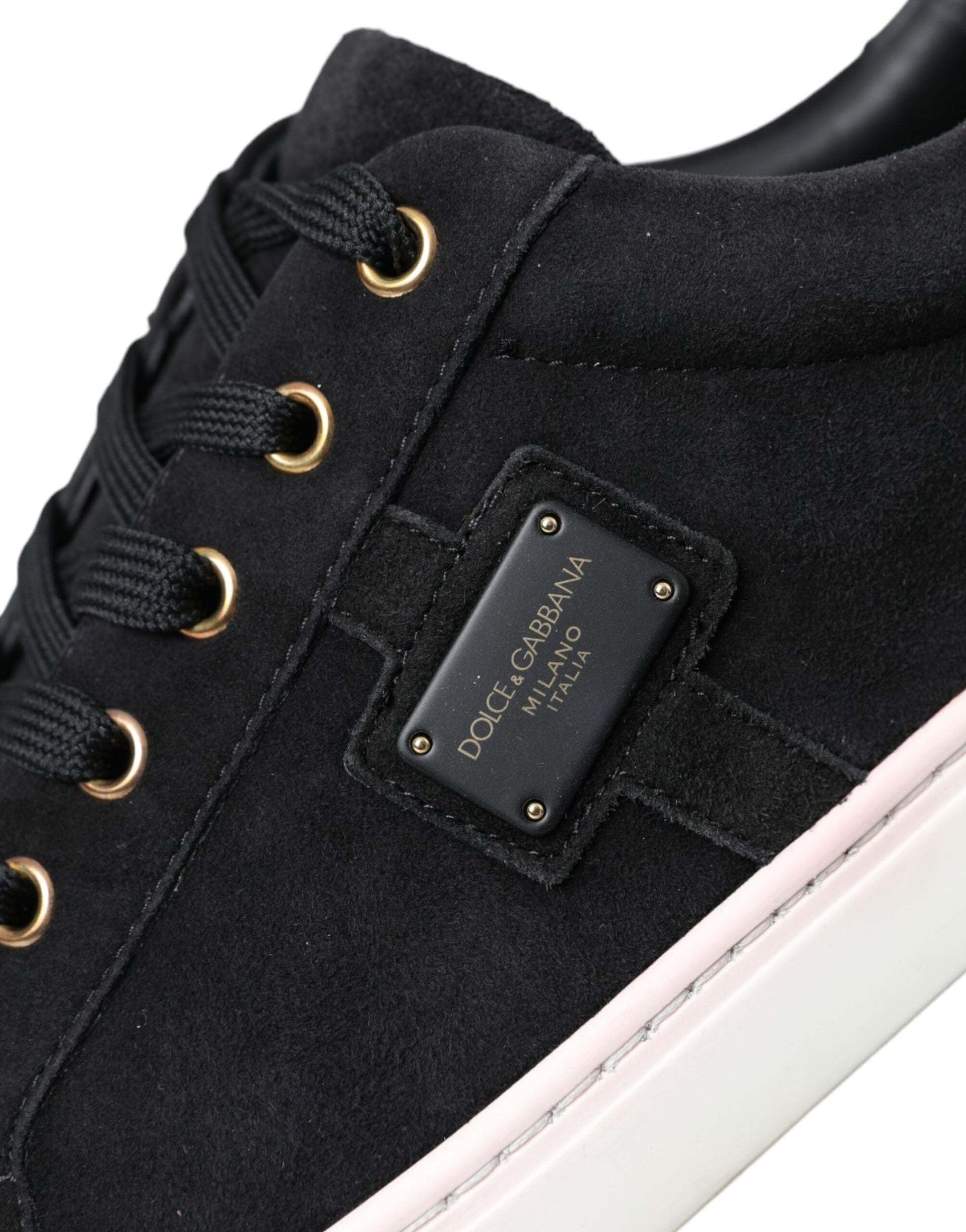 Schwarze Wildleder Herren Low Top Sneakers Herrenschuhe