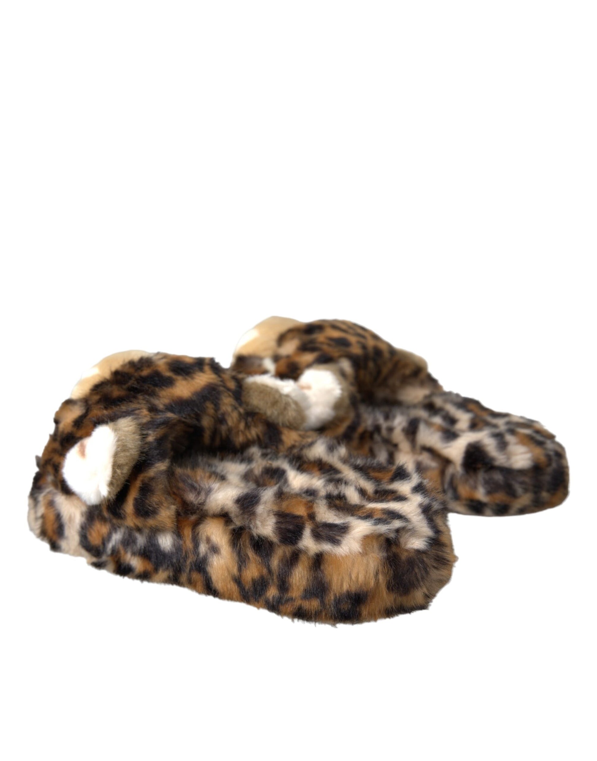 Braune Tiger Hausschuhe Flats Sandalen Schuhe