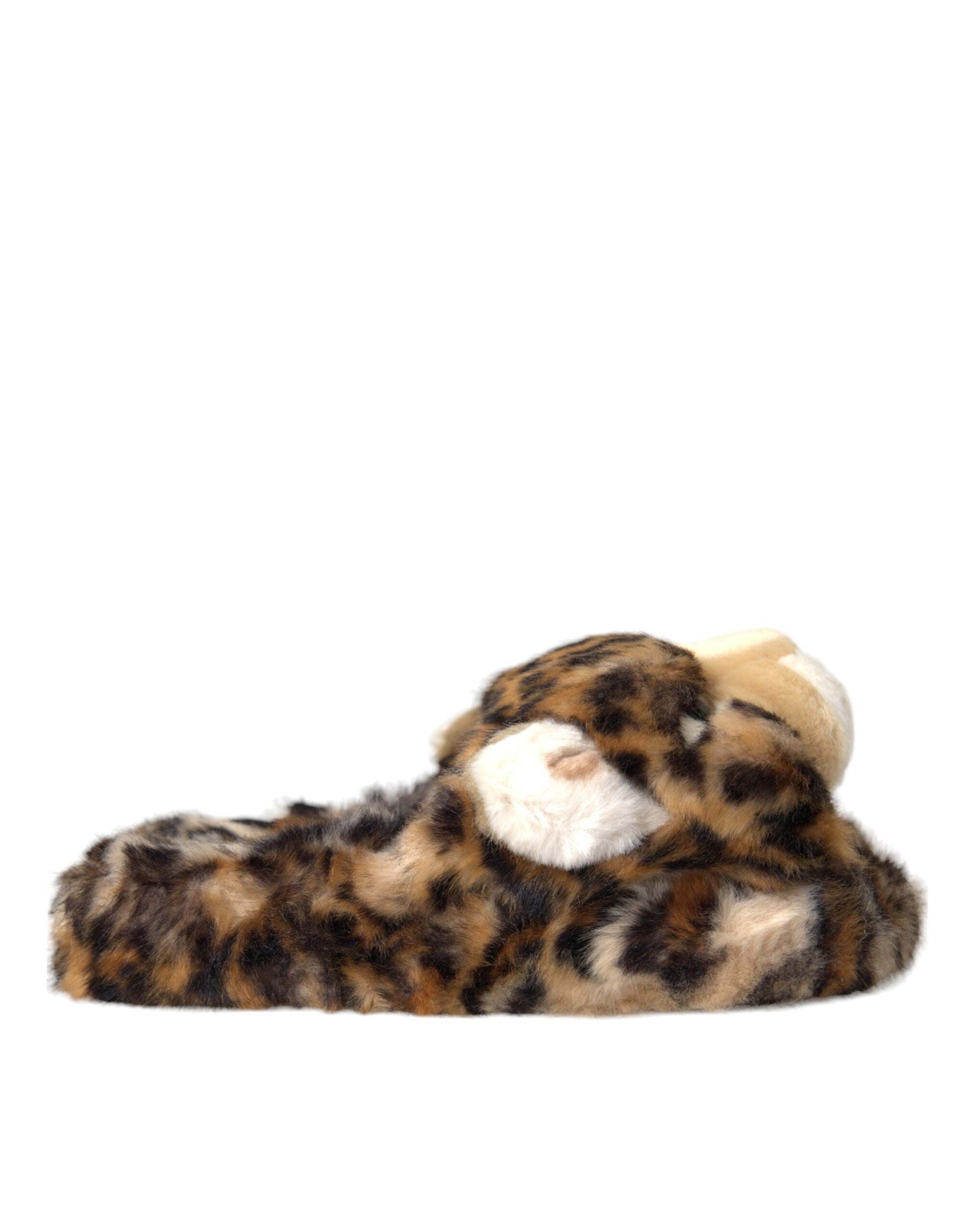 Braune Tiger Hausschuhe Flats Sandalen Schuhe