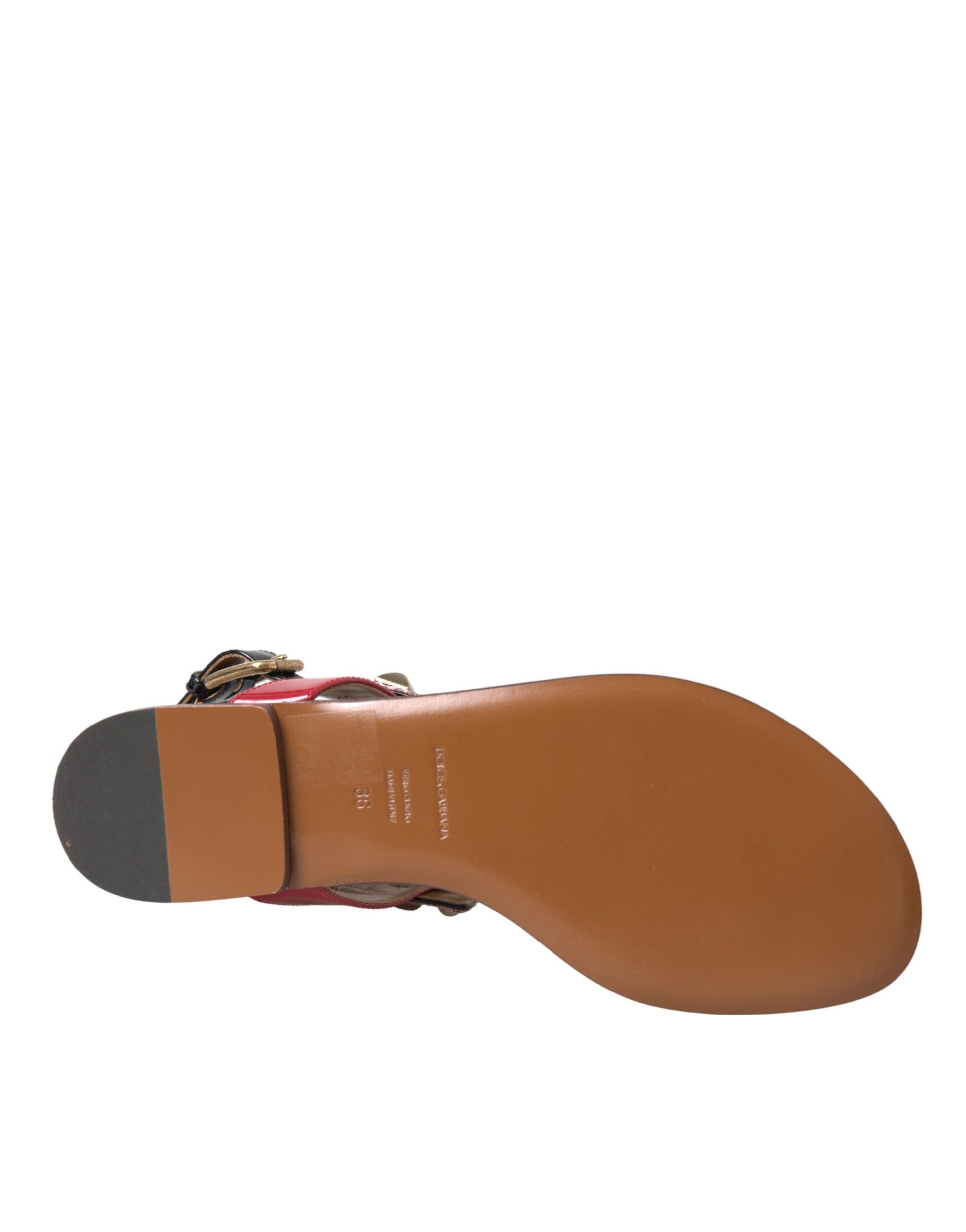 Mehrfarbige Kristallsandalen Flip-Flops Schuhe