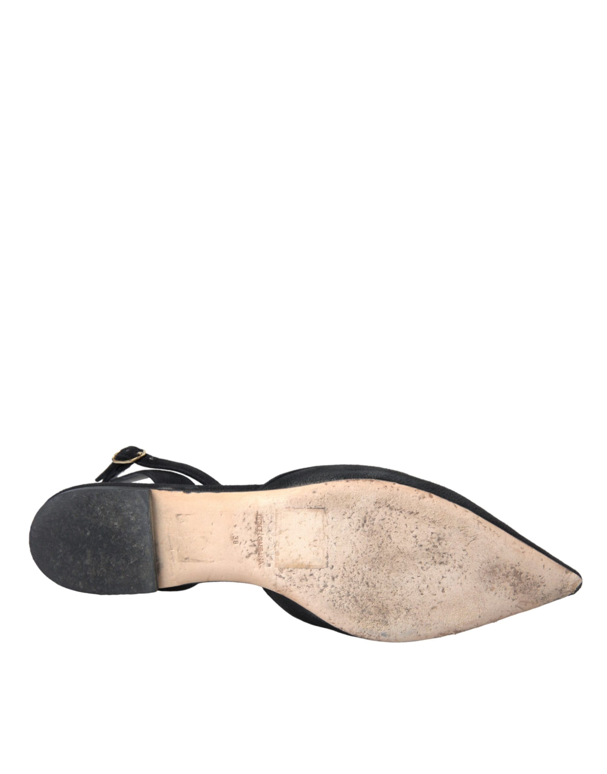 Schwarze Ledersandalen mit Kristallen