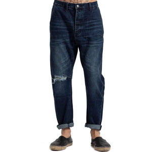 Blaue Baumwolljeans für Herren