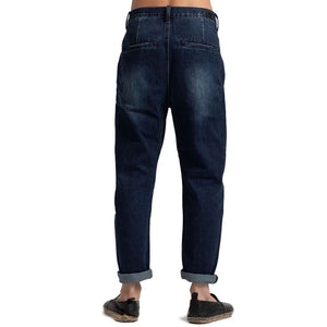 Blaue Baumwolljeans für Herren